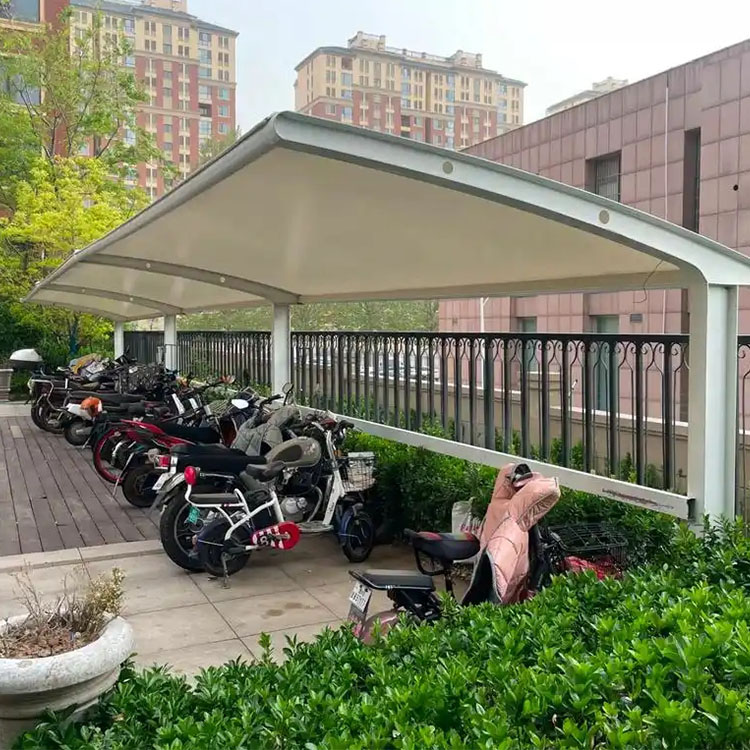 若羌县膜结构电动车棚